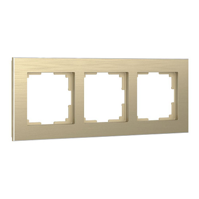 Рамка на 3 поста Werkel Aluminium W0031711 шампань a052314