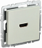 Розетка HDMI IEK Brite РHDMI-0-БрКр бежевый BR-H10-K10