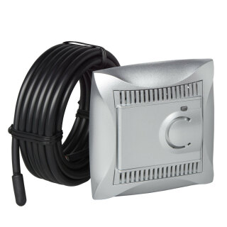 Термостат 10А серебро SE Duet WDE000338