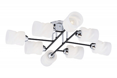 Потолочная люстра Sfera Sveta 06691/8 CHROME+BLACK