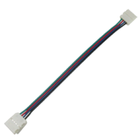 Соединительный кабель с двумя 4-х конт. зажимными разъемами 10mm 15 см. уп. 3 шт. Ecola SC41C2ESB