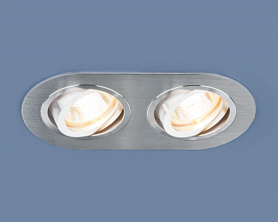 Встраиваемый светильник Elektrostandard 1061/2 MR16 SL серебро 4690389095504