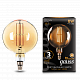 Лампа Gauss Filament G200 8W 780lm 2400К Е27 LED 153802008