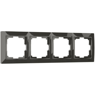 Рамка на 4 поста серо-коричневый Werkel Fiore W0042207 a051021