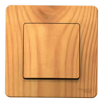 Выключатель одноклавишный SE Blanca ясень BLNVS010105