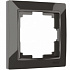 Рамка для розетки на 1 пост серо-коричневый Werkel Fiore W0012207 a051034