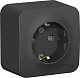 Розетка SE Blanca антрацит BLNRA011116