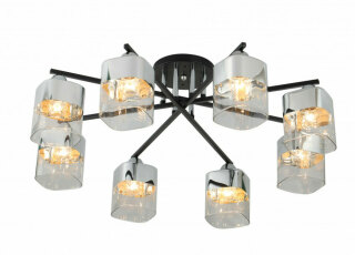 Потолочная люстра Sfera Sveta 07275/8 BLACK+CHROME