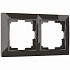 Рамка для розетки на 2 поста Werkel Snabb basic W0022007 коричневая a051294