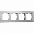 Рамка на 4 поста Werkel Aluminium W0041706 алюминий a050953