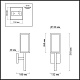 Уличный настенный светильник Odeon Light Argos 4168/1W