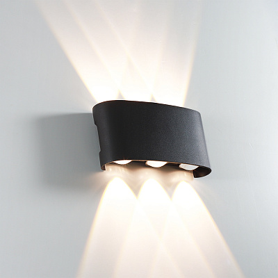 Фасадный светильник Arte Lamp Bosto A3122AL-6BK