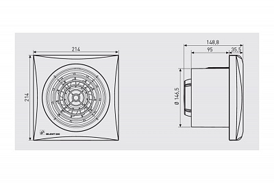 Вентилятор вытяжной S&P silent-300 CZ PLUS