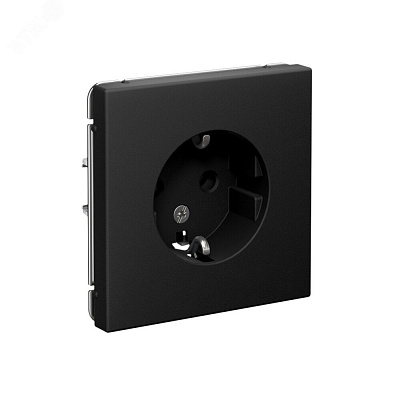 Розетка ArtGallery 16А с заземлением механизм карбон Schneider Electric GAL001043