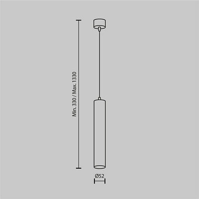 Подвесной светильник Maytoni Focus LED P072PL-L12W3K-BS