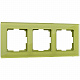 Рамка на 3 поста Werkel Favorit WL01-Frame-03 фисташковый a036589