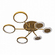 Потолочная люстра Loft It Megan 10164S Gold