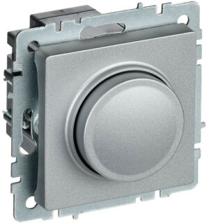 Диммер IEK Brite 600Вт СС10-1-0-БрА алюминий BR-D20-0600-K47