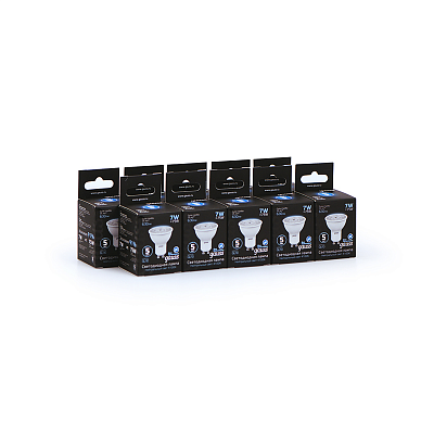 Лампа Gauss MR16 7W 630lm 4100K GU10 LED 101506207 (2 шт)