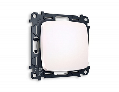 Комплект механизма 1-клавишного выключателя OMEGA MO201010 Жемчуг QUANT