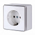 Розетка с заземлением Werkel Gallant W5071001 белая a051584