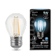 Лампа Gauss Filament Шар 9W 710lm 4100К Е27 LED 105802209 (2 шт)