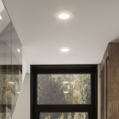 Светильник Gauss Glass круг 12W 990lm 4000K 220-240V LED 947111212