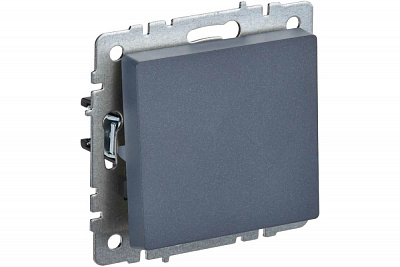 Выключатель одноклавишый IEK Brite ВС10-1-0-БрМ маренго BR-V10-0-10-K35