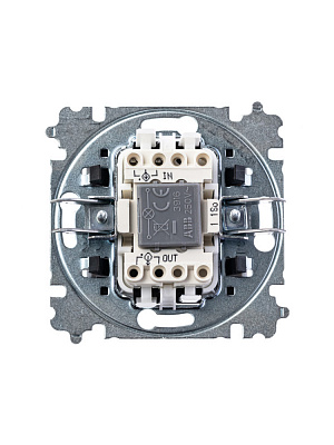 Выключать одноклавишный ABB Levit с/п слоновая кость/белый 2CHH590146A6017