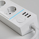 Розеточный блок 4-х местный + 3 USB белый Werkel WL20-04-03 151652