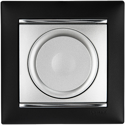 Рамка на 1 пост черная Legrand Valena Classic 770391