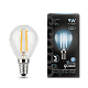 Лампа Gauss Filament Шар 9W 710lm 4100К Е14 LED 105801209 (3 шт)