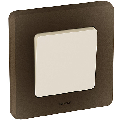 Выключатель одноклавишный бежевый Legrand Inspiria 673601