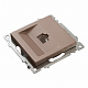 Розетка компьютерная 1-местная RJ-45 (механизм), STEKKER Катрин GLS00-7107-02, шампань