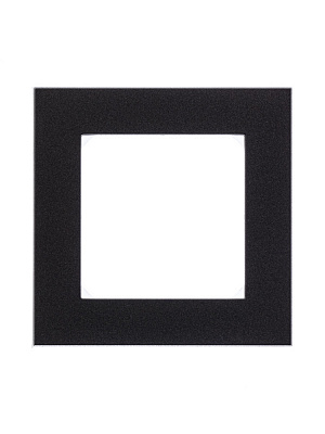 Рамка на 1 пост ABB Levit антрацит/дымчатый черный 2CHH015010A6063