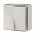 Выключатель двухклавишный Werkel Gallant W5020003 слоновая кость a051562