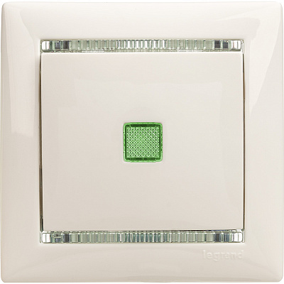 Выключатель с подсветкой белый Legrand Valena Classic 774410