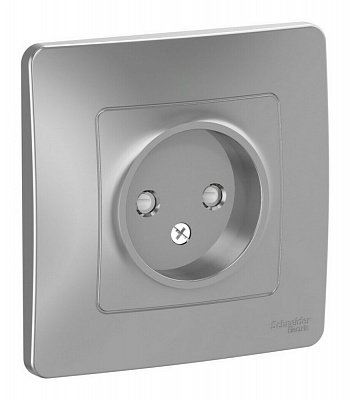 Розетка SE Blanca алюминий BLNRS000113