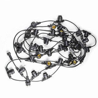 Гирлянда уличная Uniel Belt-Light 220V UDL-K110 40/E27/10M IP65 Black UL-00006440