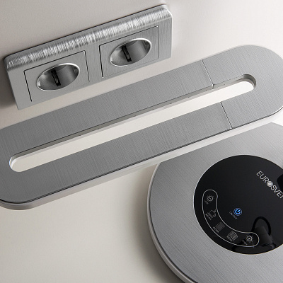 Рамка на 2 поста Werkel Stream W0022106 серебряная a051266