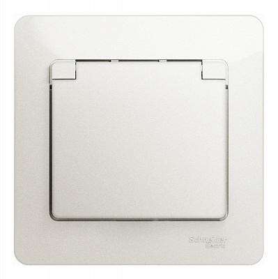 Розетка SE Glossa перламутр GSL000646