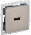 Розетка HDMI IEK Brite РHDMI-0-БрШ шампань BR-H10-K37