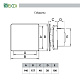 Накладной вентилятор укороч c панелью Seicoi Floxy Design 100 SMAZ04-01 White