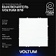 Выключатель встраиваемый VOLTUM S70 одноклавишный 10А, (белый матовый) VLS010102