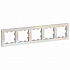 Рамка на 5 постов жемчуг SE AtlasDesign ATN000405