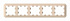 Рамка на 5 постов SE AtlasDesign Antique песочный ATN101205