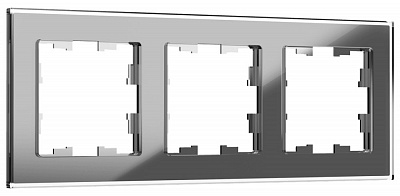 Рамка на 3 поста IEK Brite РУ-3-2-БрСе BR-M32-G-K03