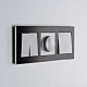 Рамка на 3 поста Werkel Aluminium W0031708 черная a050952
