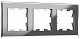 Рамка на 3 поста IEK Brite РУ-3-2-БрСе BR-M32-G-K03