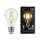 Лампа Gauss Filament А60 6W 600lm 2700К Е27 LED 102802106